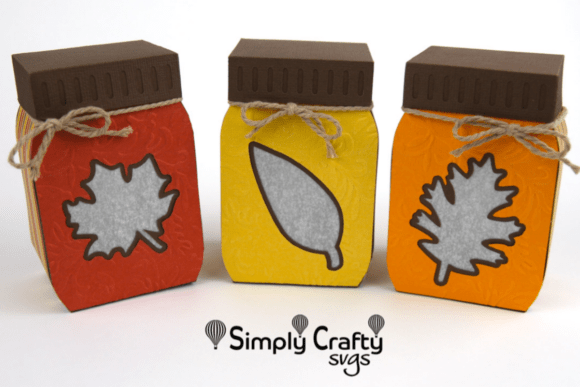 Bringing Autumn Indoors: The Versatility of the Leaves Mason Jar Luminary Set SVG
