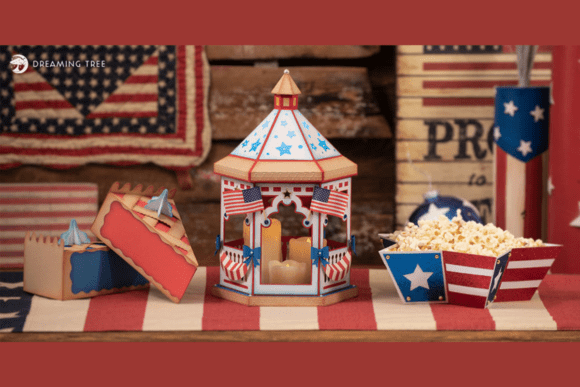Celebrate with the Red, White and Blue SVG Bundle
