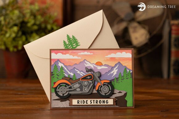 Choosing the Right Layered Paper Craft: An In-Depth Look at the Born to Ride Card SVG