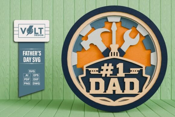 Crafting Depth and Emotion with Father's Day Multilayered SVG Cut Files