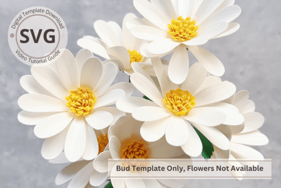 Creating Cheerful Paper Daisies with an SVG Template