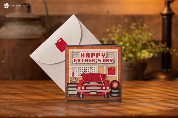 Dad’s Garage Card SVG: A Workshop Tribute