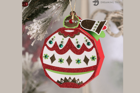 Elevate Your Holiday Crafting with the Festive Hinged Gift Box SVG
