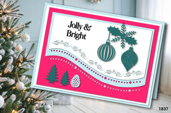 Elevate Your Holiday Crafting with the Multi Layer Christmas Gift Card SVG 1837