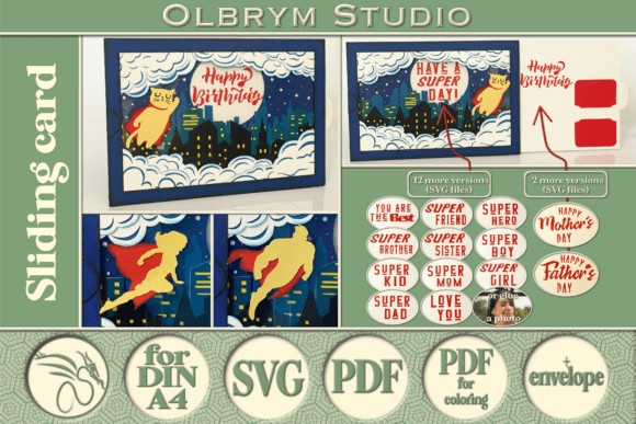 Evaluating the Superhero Sliding Card SVG for Custom Greeting Projects