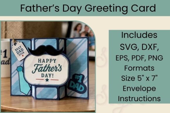 Father’s Day Pop Out Card Guide